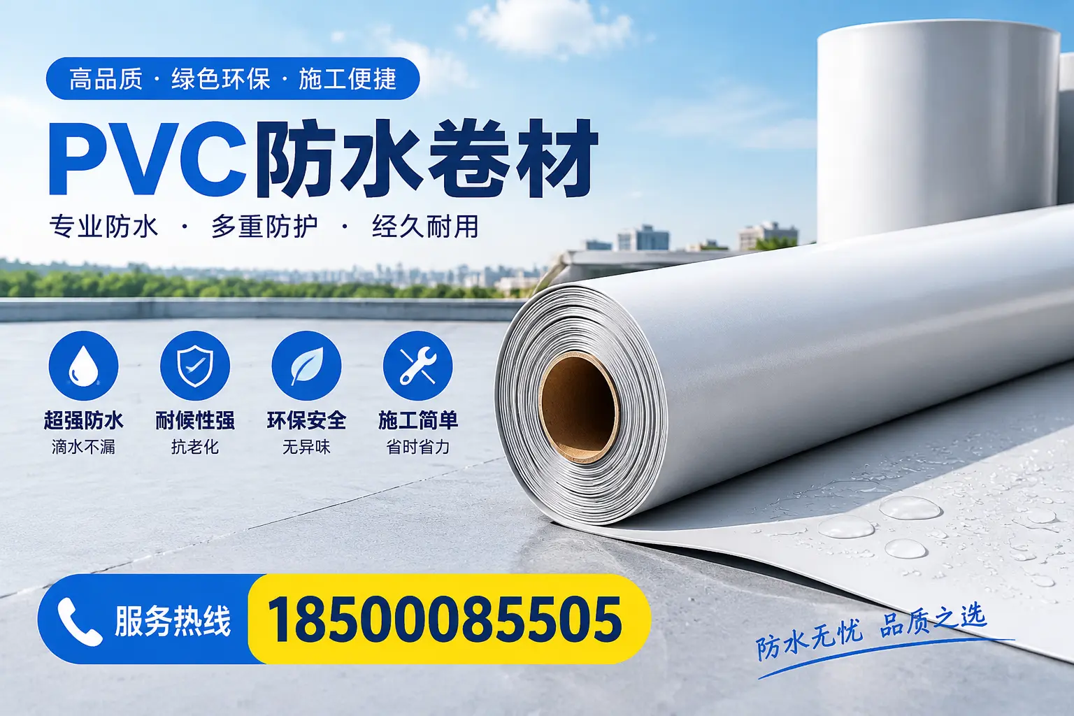 选用PVC防水卷材时需要避开的常见误区,特别是在三沙